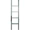 Ekena Millwork 15"W x 60"H x 3 1/2"D Vintage Farmhouse 4 Rung Ladder, Barnwood Decor Collection, Driftwood Blue DECR015X060X04LDRBU - alternate 3